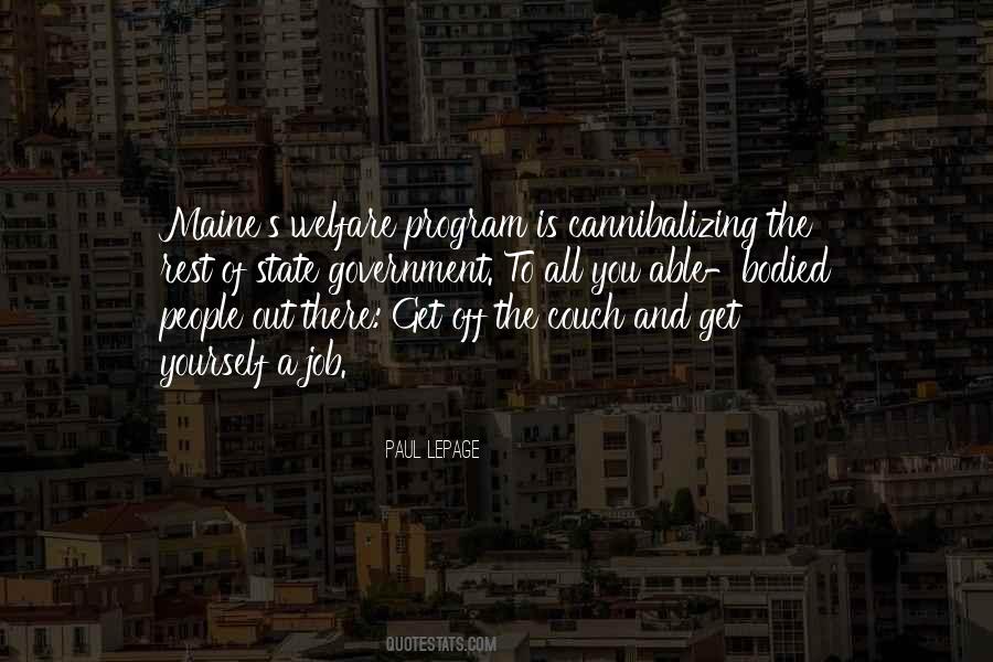 Government Welfare Quotes #1675447