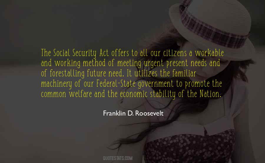 Government Welfare Quotes #1841180