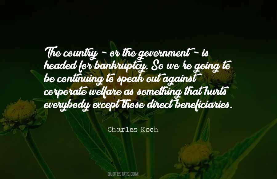 Government Welfare Quotes #1877147