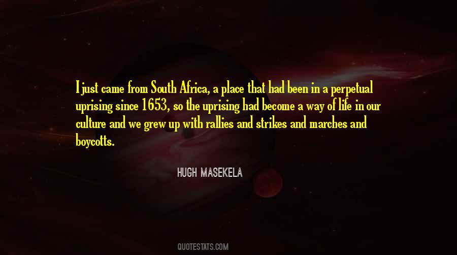 Masekela Hugh Quotes #219794