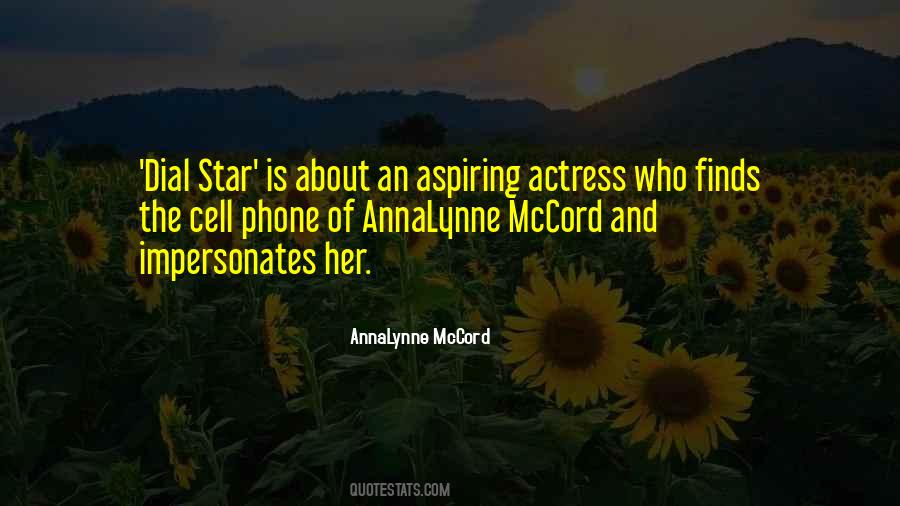 Aspiring Actress Quotes #944146