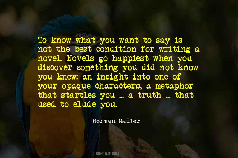 Know Your Character Quotes #1532506