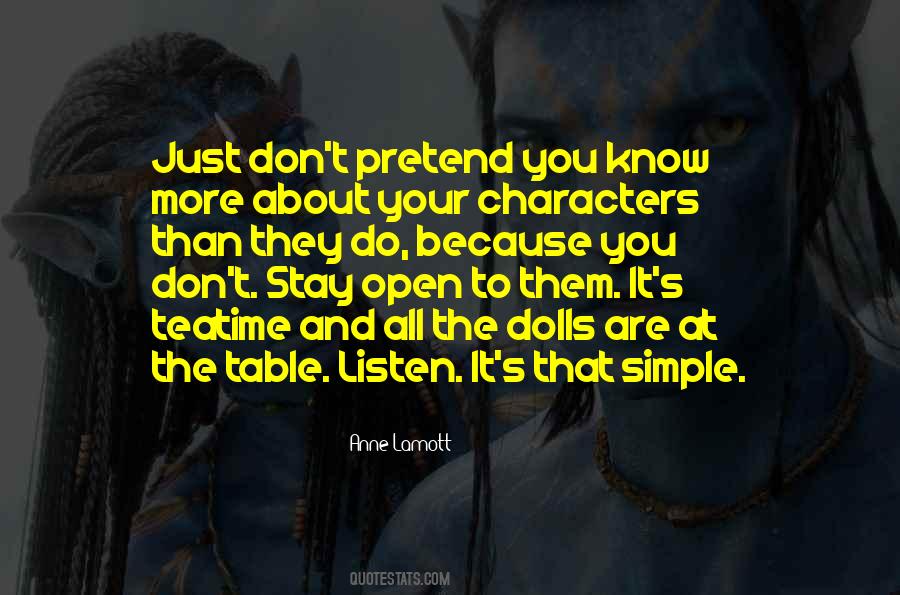 Know Your Character Quotes #1546446