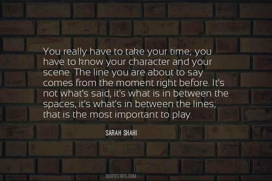 Know Your Character Quotes #242937