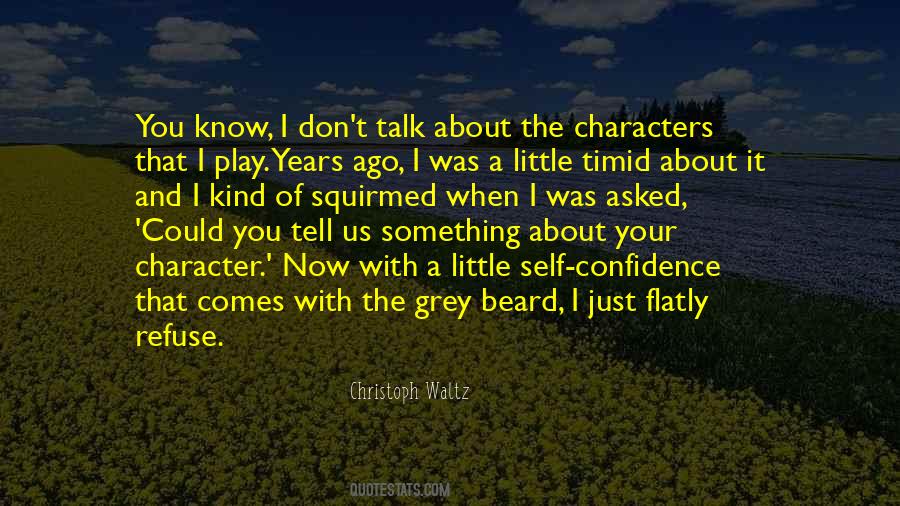 Know Your Character Quotes #330410