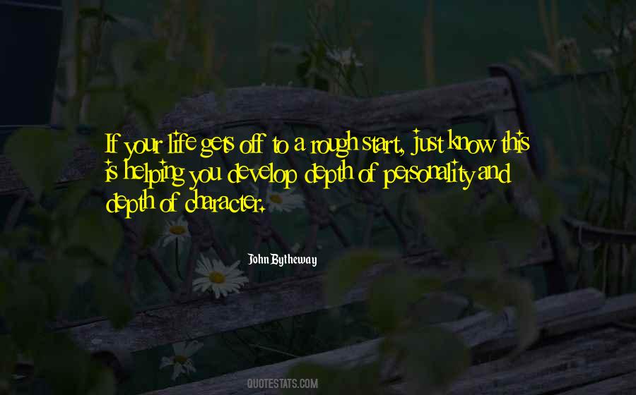 Know Your Character Quotes #602514
