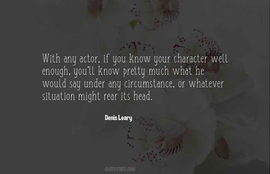 Know Your Character Quotes #801581