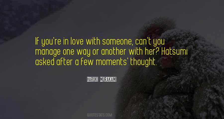 Quotes About Moments In Love #121213