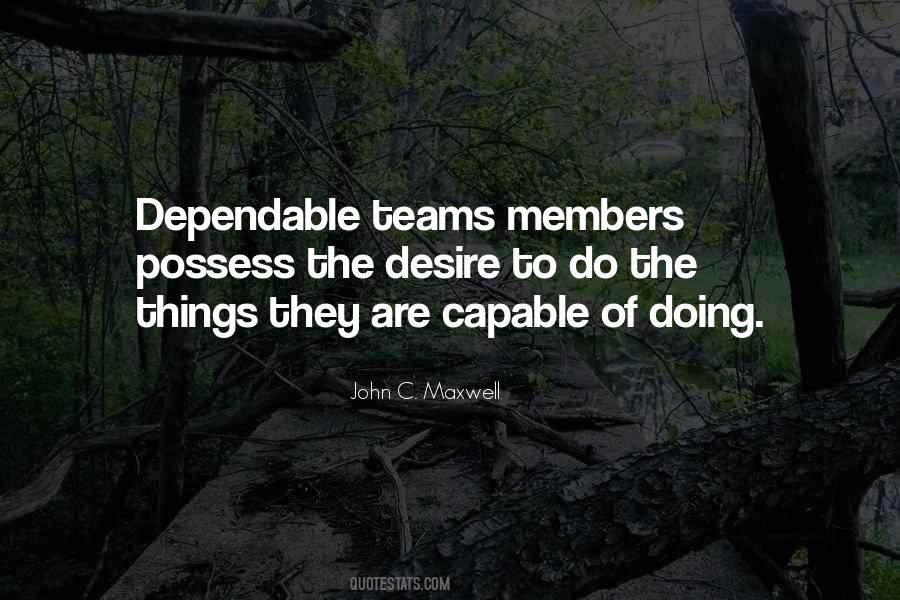 Be Dependable Quotes #436650