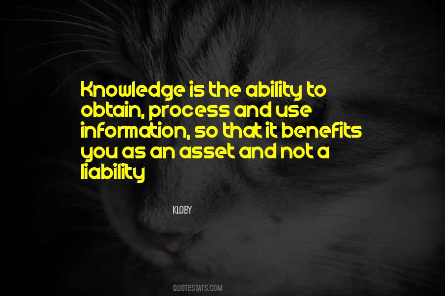 Asset Liability Quotes #26507