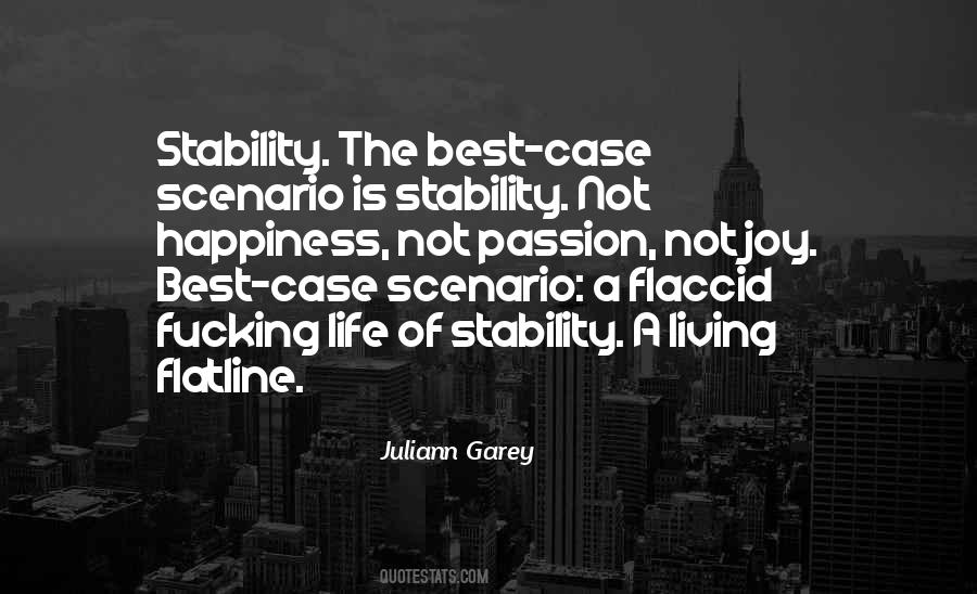 Life Stability Quotes #546252