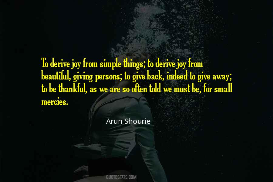 Simple Joy Quotes #1108240
