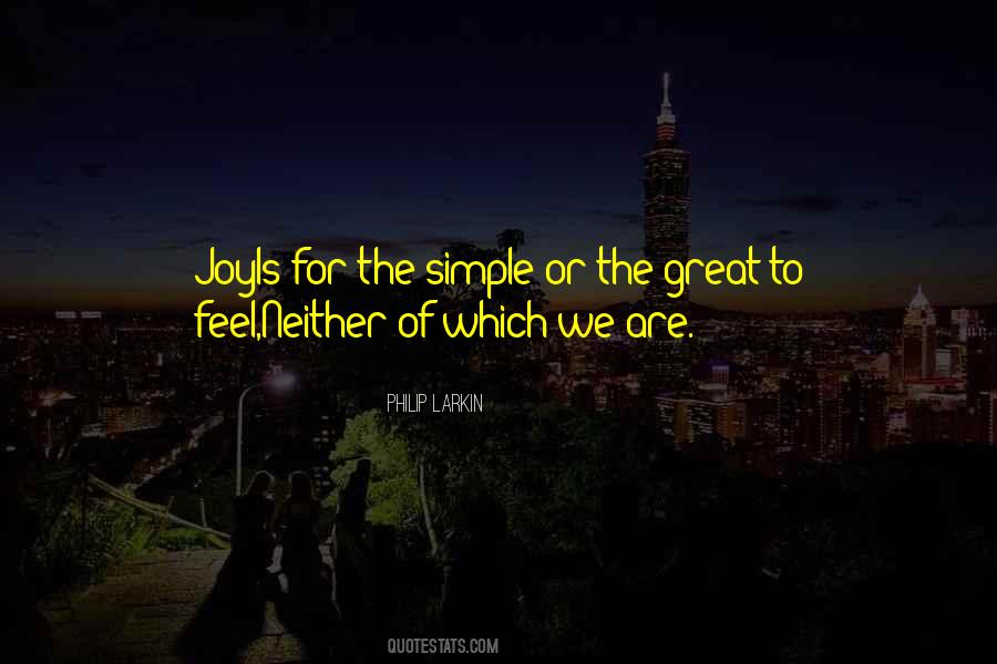 Simple Joy Quotes #1435526