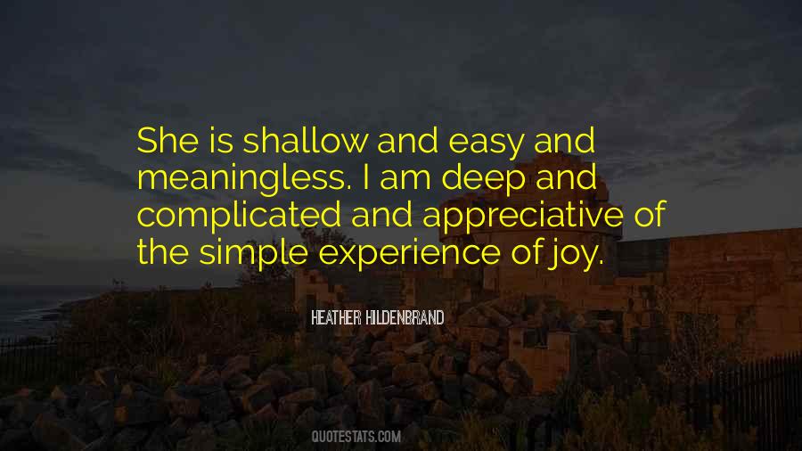 Simple Joy Quotes #37868