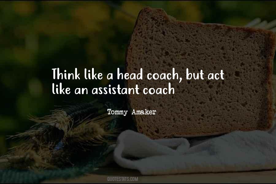 Assistant Coach Quotes #1576855