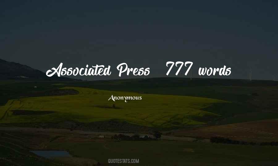 Associated Press Quotes #1423752