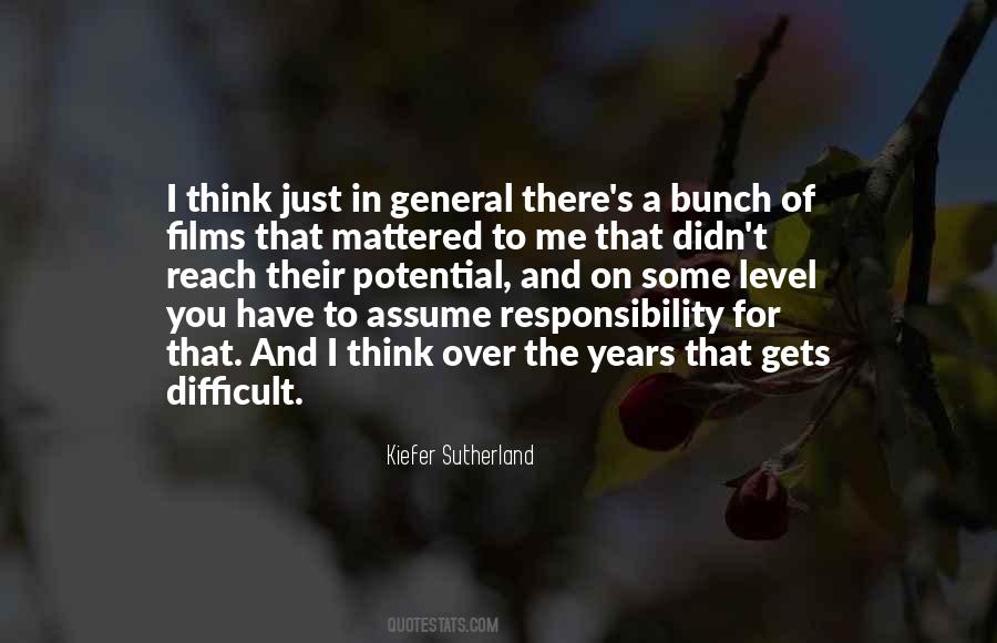 Assume Responsibility Quotes #136561