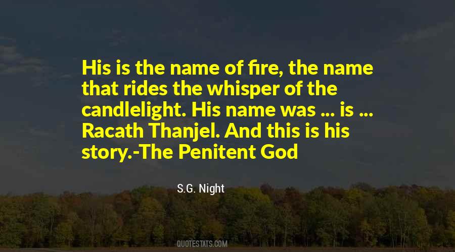 Penitent God Quotes #1393732