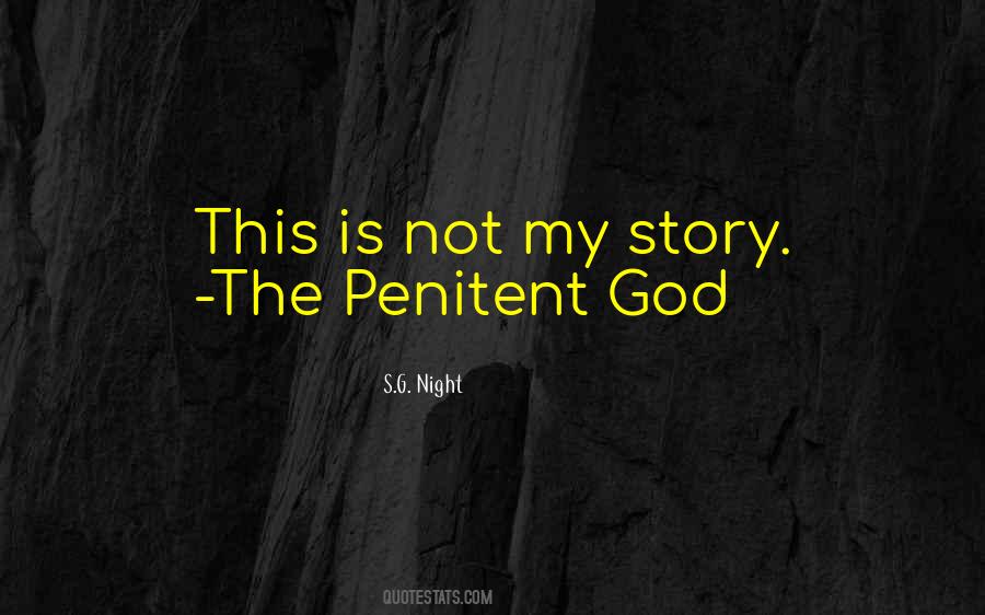 Penitent God Quotes #608442