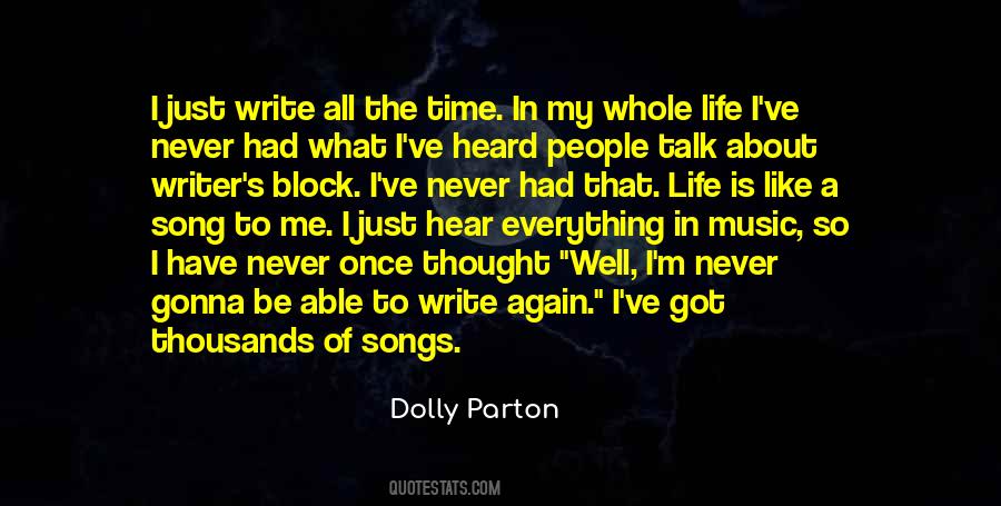 Writer S Life Quotes #340765