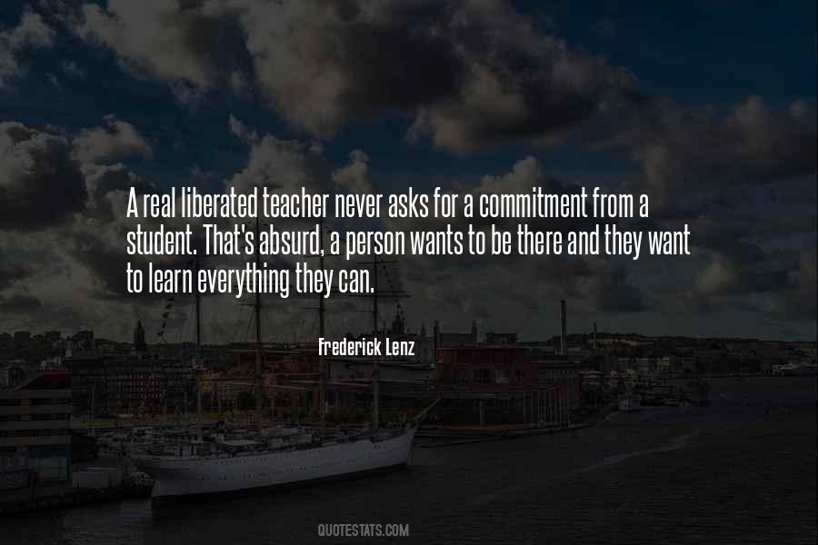 Learn From A Teacher Quotes #119510