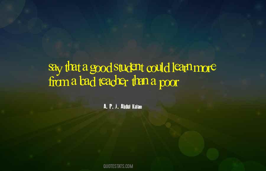 Learn From A Teacher Quotes #24263