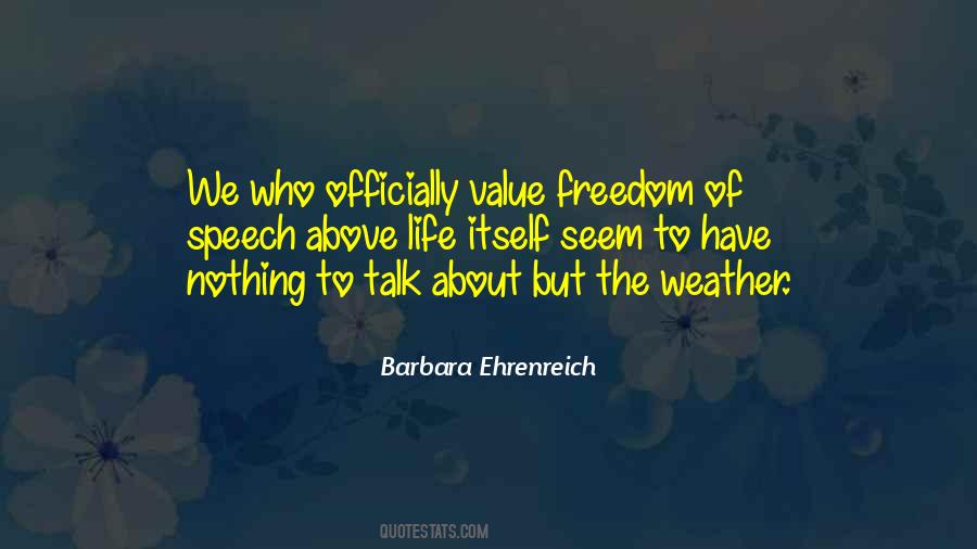 Talk About The Weather Quotes #947514