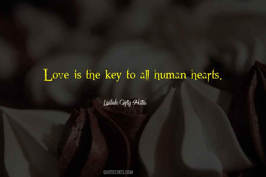 Key To Love Quotes #612038