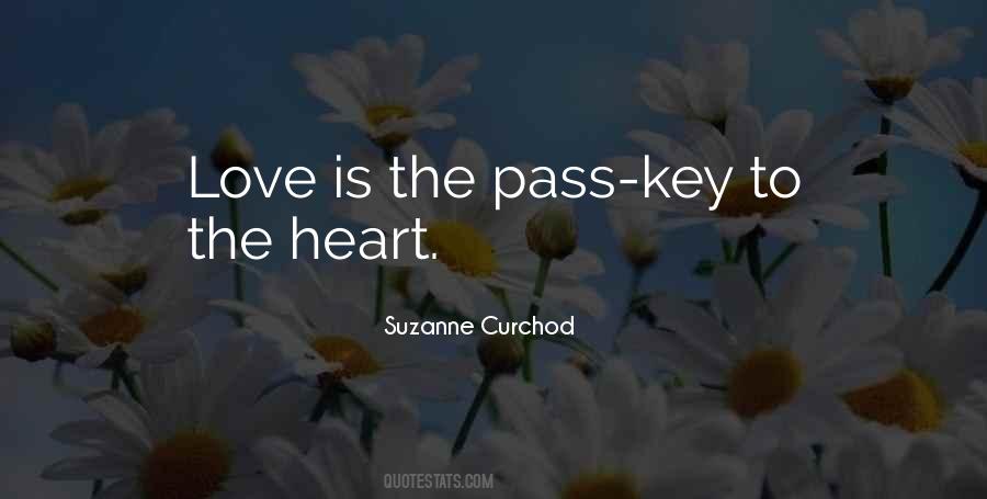 Key To Love Quotes #719909