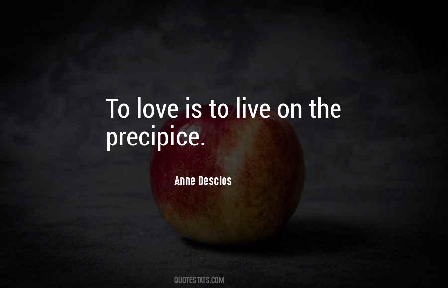 At A Precipice Quotes #324805