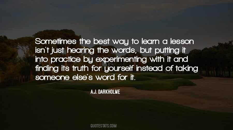 Understanding Learning Quotes #1050846