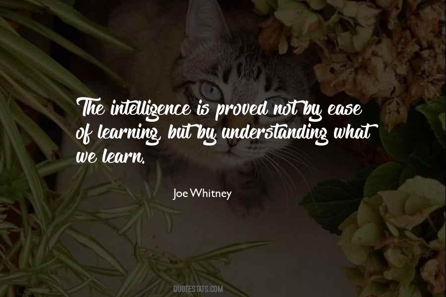 Understanding Learning Quotes #977538