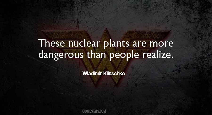 Nuclear Plants Quotes #1375374