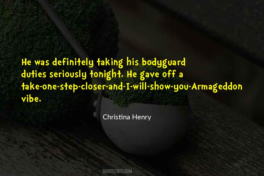 Your Bodyguard Quotes #366537