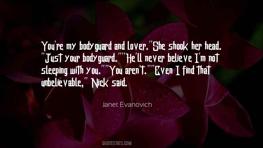 Your Bodyguard Quotes #919792