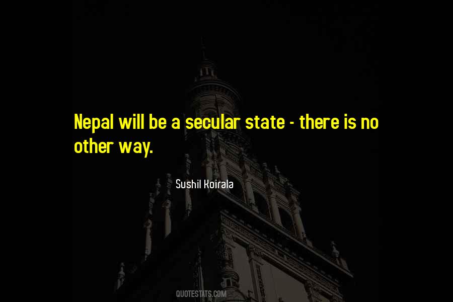 Secular State Quotes #1052285
