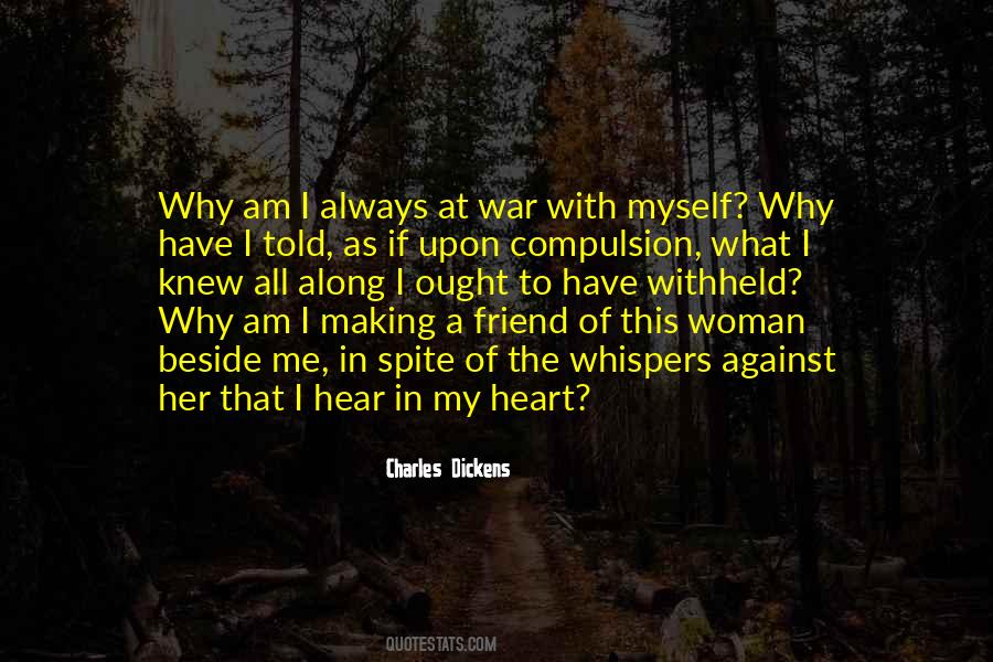 At War With Myself Quotes #188434