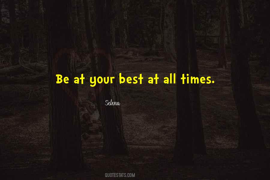 At Your Best Quotes #602176