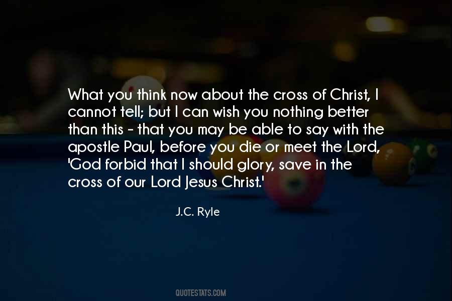 Cross Of Jesus Christ Quotes #708718