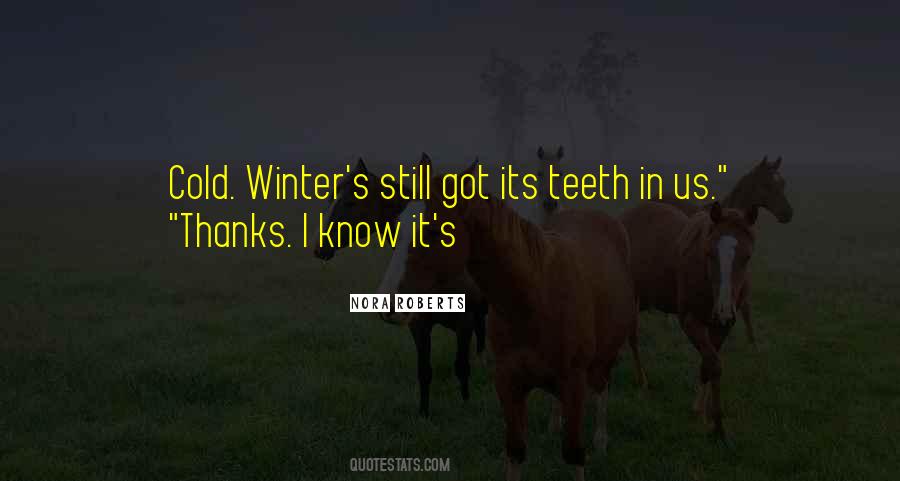 Winter S Quotes #459328