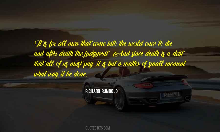 Pay Your Debt Quotes #587641
