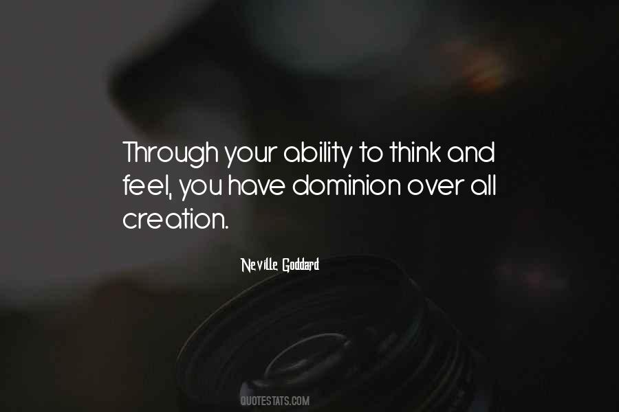 Ability To Think Quotes #1000126