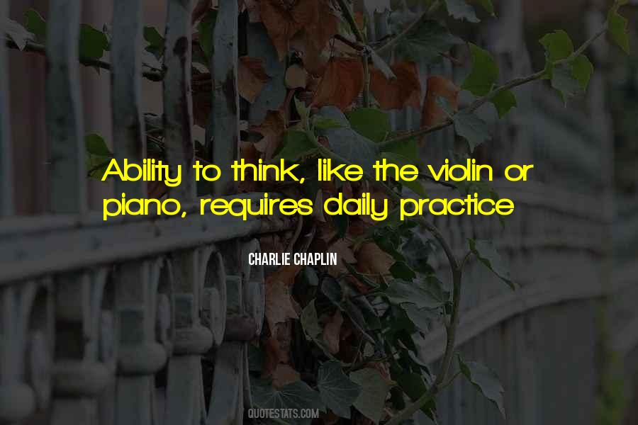 Ability To Think Quotes #1369331