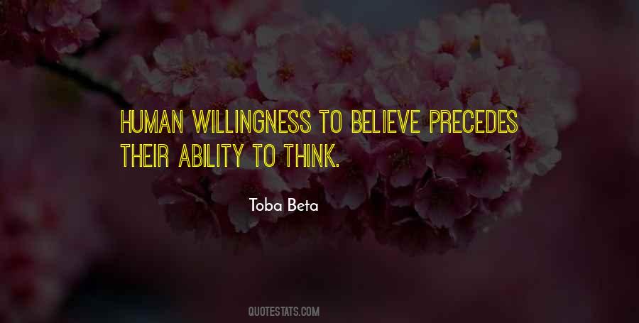 Ability To Think Quotes #1730117