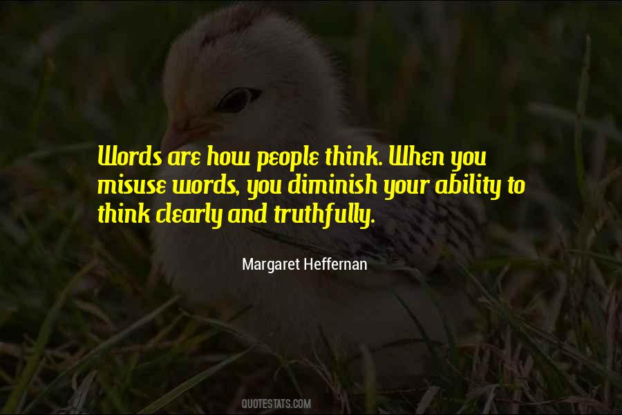 Ability To Think Quotes #1853123