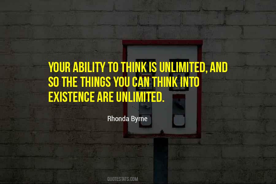 Ability To Think Quotes #569807
