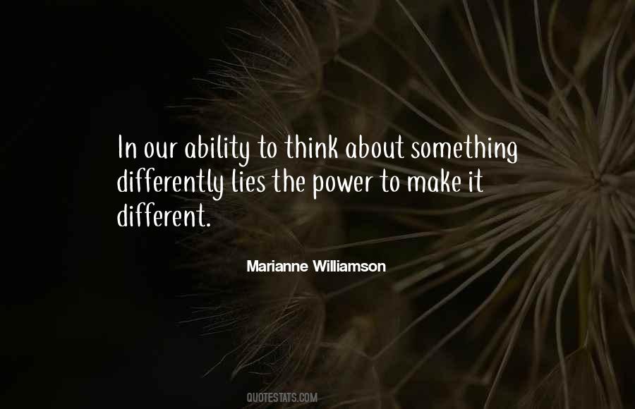 Ability To Think Quotes #654430