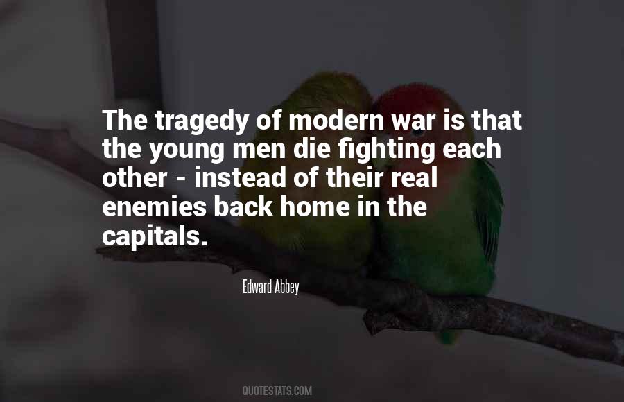 Quotes About Modern War #1253385