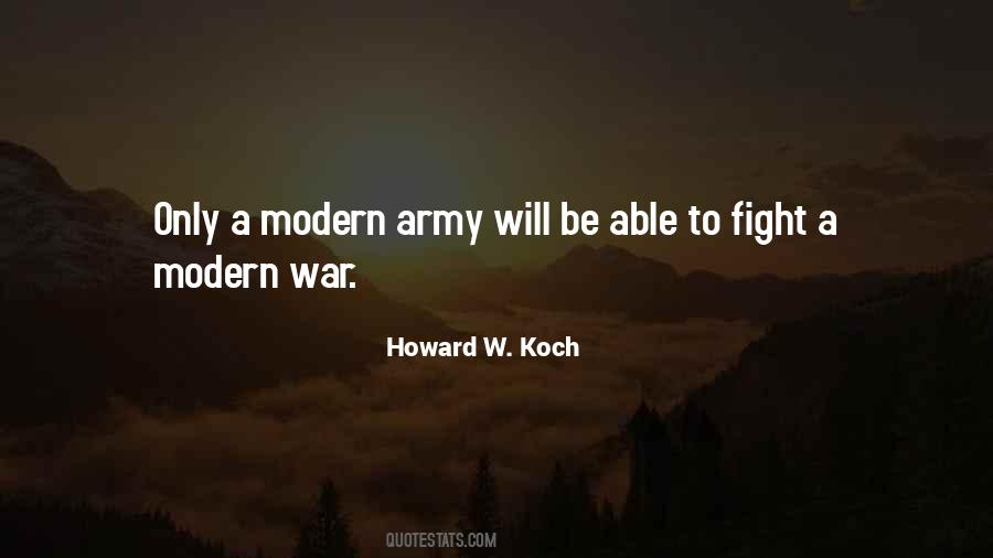 Quotes About Modern War #42835