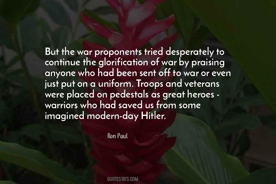 Quotes About Modern War #475419